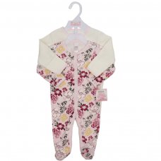 CC211-SS: Girls 2 Pack Sleepsuits (0-6 Months)